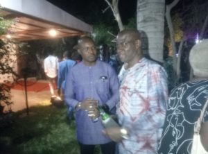 Le ministre en charge de la Culture Jean Emmanuel Ouédraogo et l’ex-ministre en charge de la Culture Abdoul Karim Sango